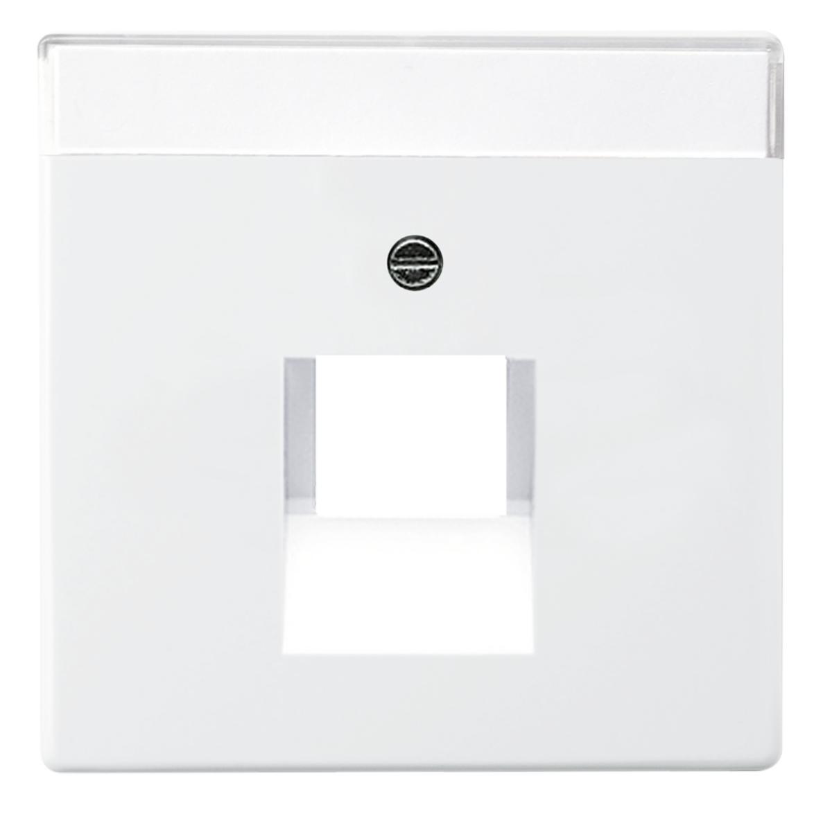 Centrumplatta Impressivo 1xRJ45 - CENTRUMPL F 1XRJ45 VIT 1803-84-500