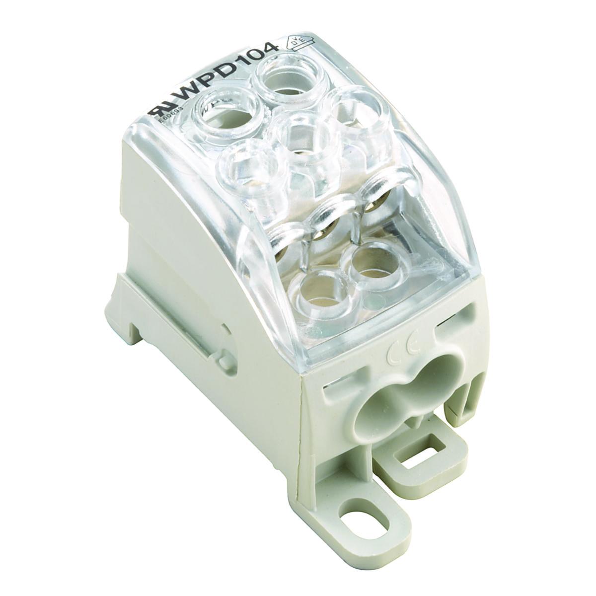Fasfördelningsblock WPD X04-X09 - PLINT AL/CU1X25+1X16/2X16+3X10 WPD1041X25+1X16/2X16+3X10
