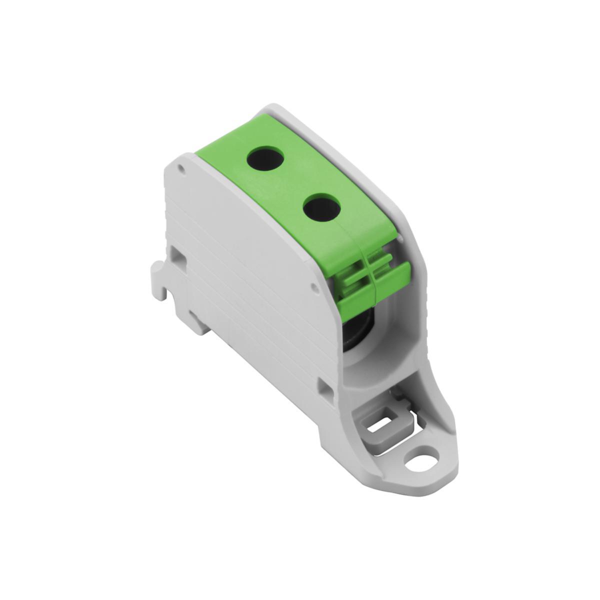 Fördelningsplint WPD X30-X33 - PLINT AL/CU 1X50 GRÖN WPD 130 1X50/1X50 GN