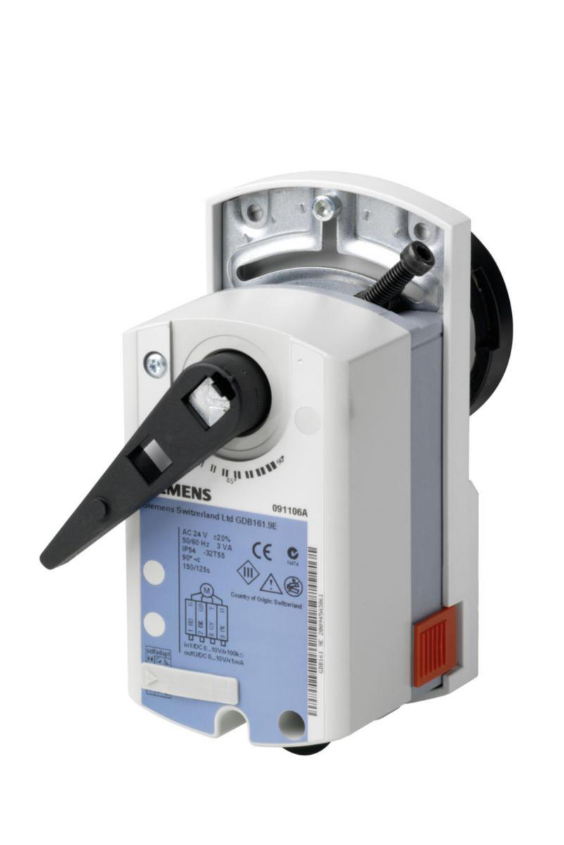Ställdon GLA161.9, Siemens - GLA161.9E/HR SIEMENS STÄLLDON VRIDNINGSVINKEL 90° 24V 0-10V