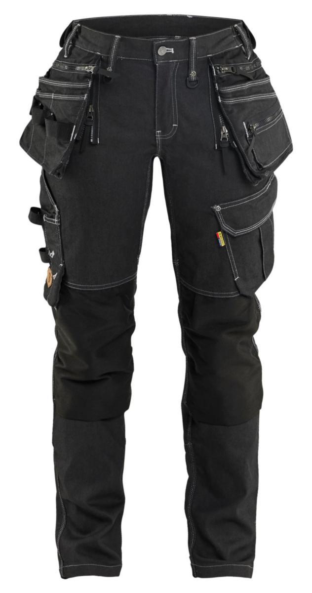 Midjebyxa Blåkläder 7990-1141 Stretch Dam - MIDJEBYXA BLK 7990-1141 SVART /SVART DAM STL C44