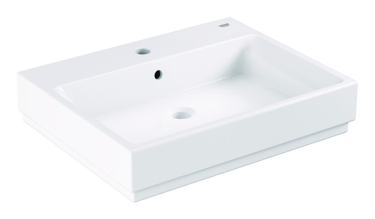 Tvättställ Cube, Grohe - GROHE CUBE CERAMIC TVÄTTSTÄLL 600X490, BULT, VITT