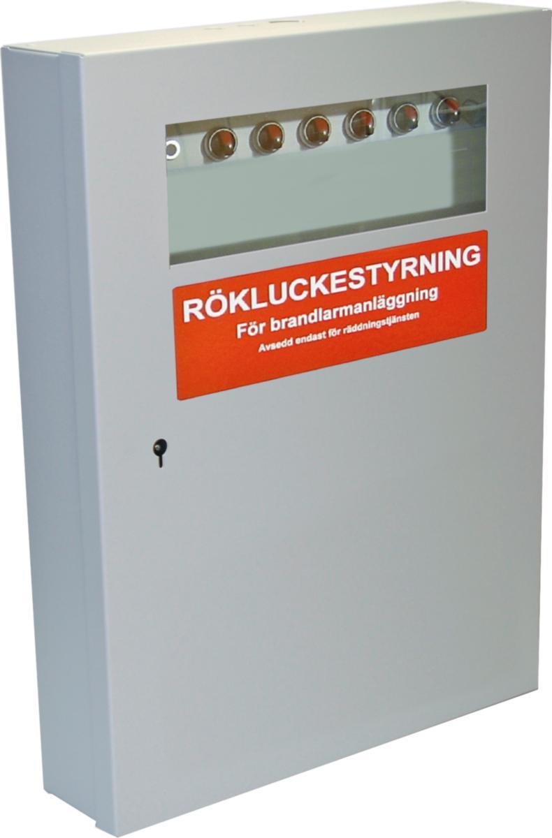Rökluckestyrning RLS600 - RÖKLUCKESTYRNING 6 UTG EXTERN STRÖMFÖRS