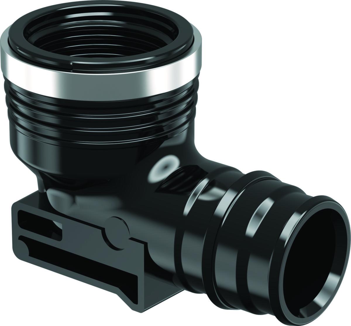 Vinkel 90° inv gäng, Q&E PPSU utan ringar, Uponor - Q&E VINKEL INV GÄNG PPSU 25-RP3/4"FT. UPONOR