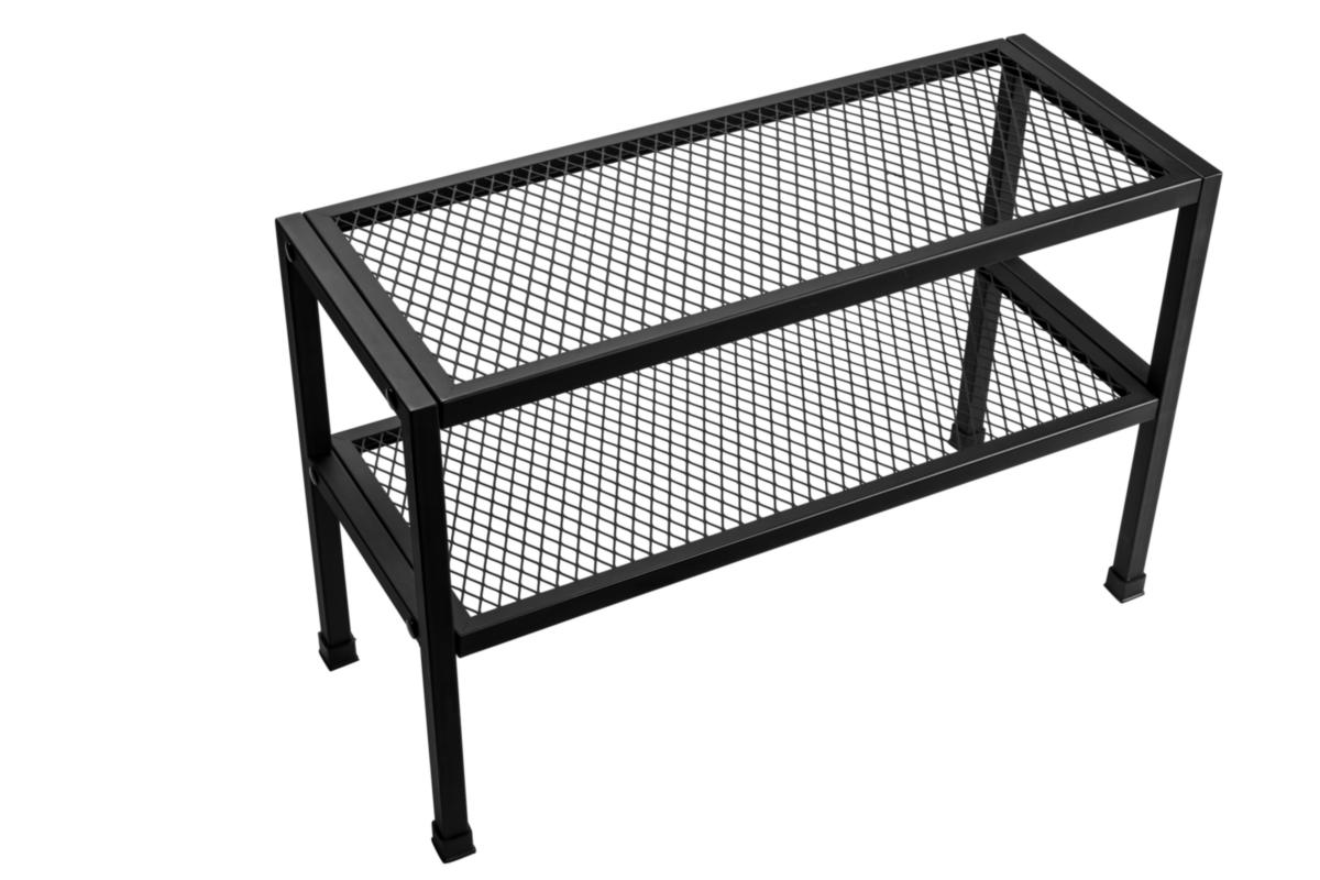 Skohylla Ahrvid - SKOHYLLA AHRVID 650MM 2 PLAN SVARTLACKERAD METALL