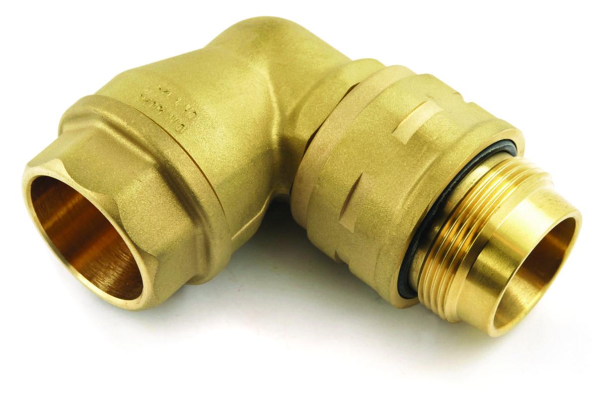 Vridbar vinkel, plast-utvändig gänga, typ 129, 90°, Isiflo - 32xR32 VINKELKOPPL 90GR ISIFLO UTV GG, VRIDBAR, TYP 129