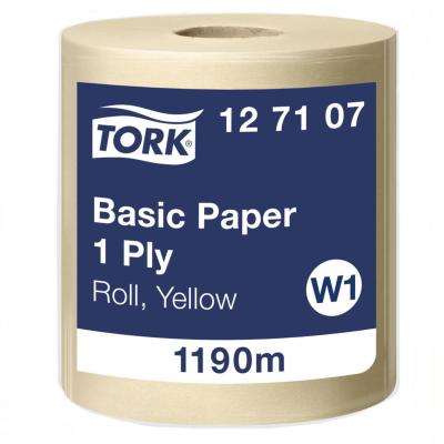 TORKRULLE TORK BASIC PAPPER W1 GUL 1190M/RL OPERF 127107