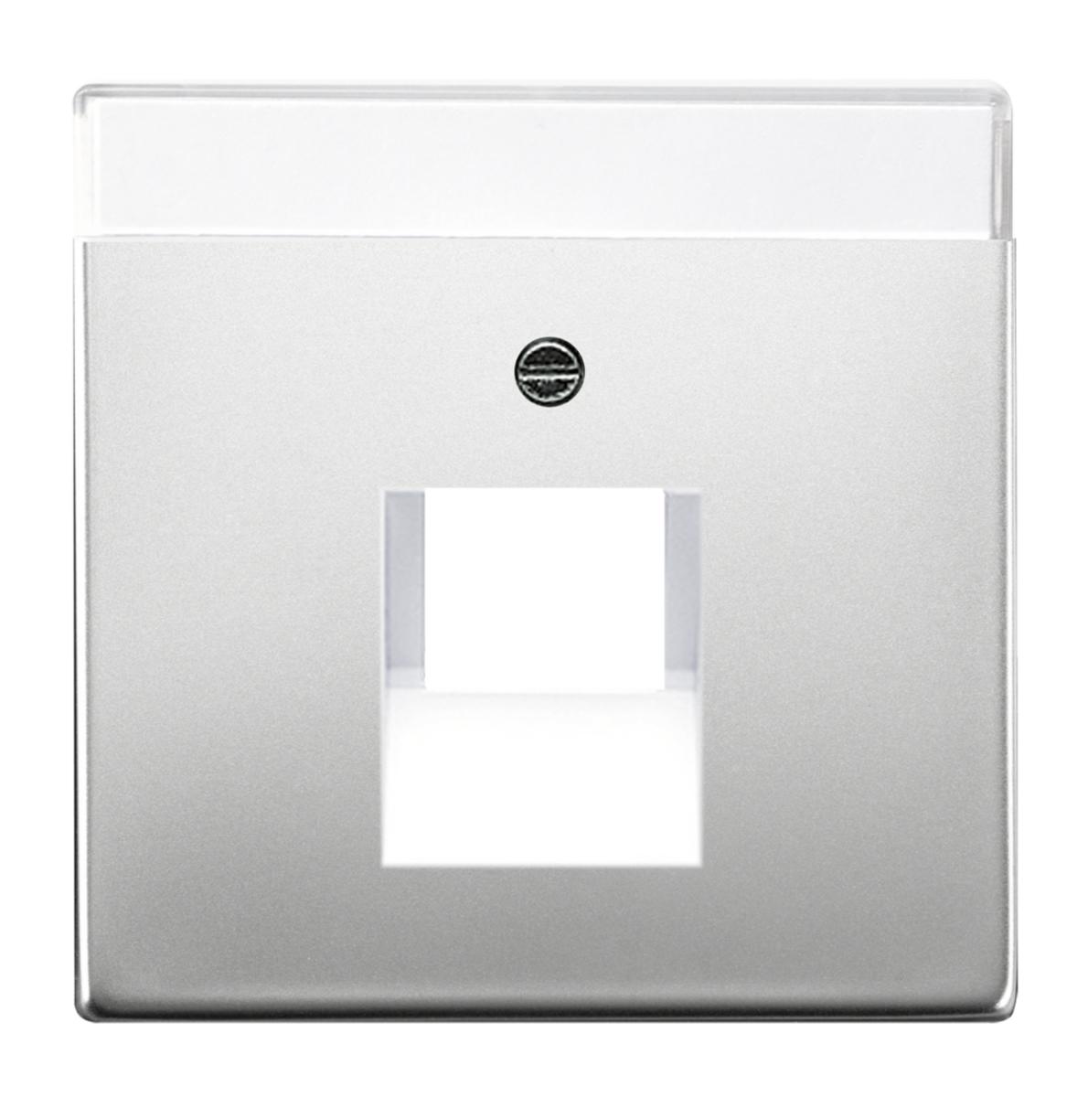 Centrumplatta Impressivo 1xRJ45 - CENTRUMPL F 1XRJ45 ÄDELSTÅL 1803-866
