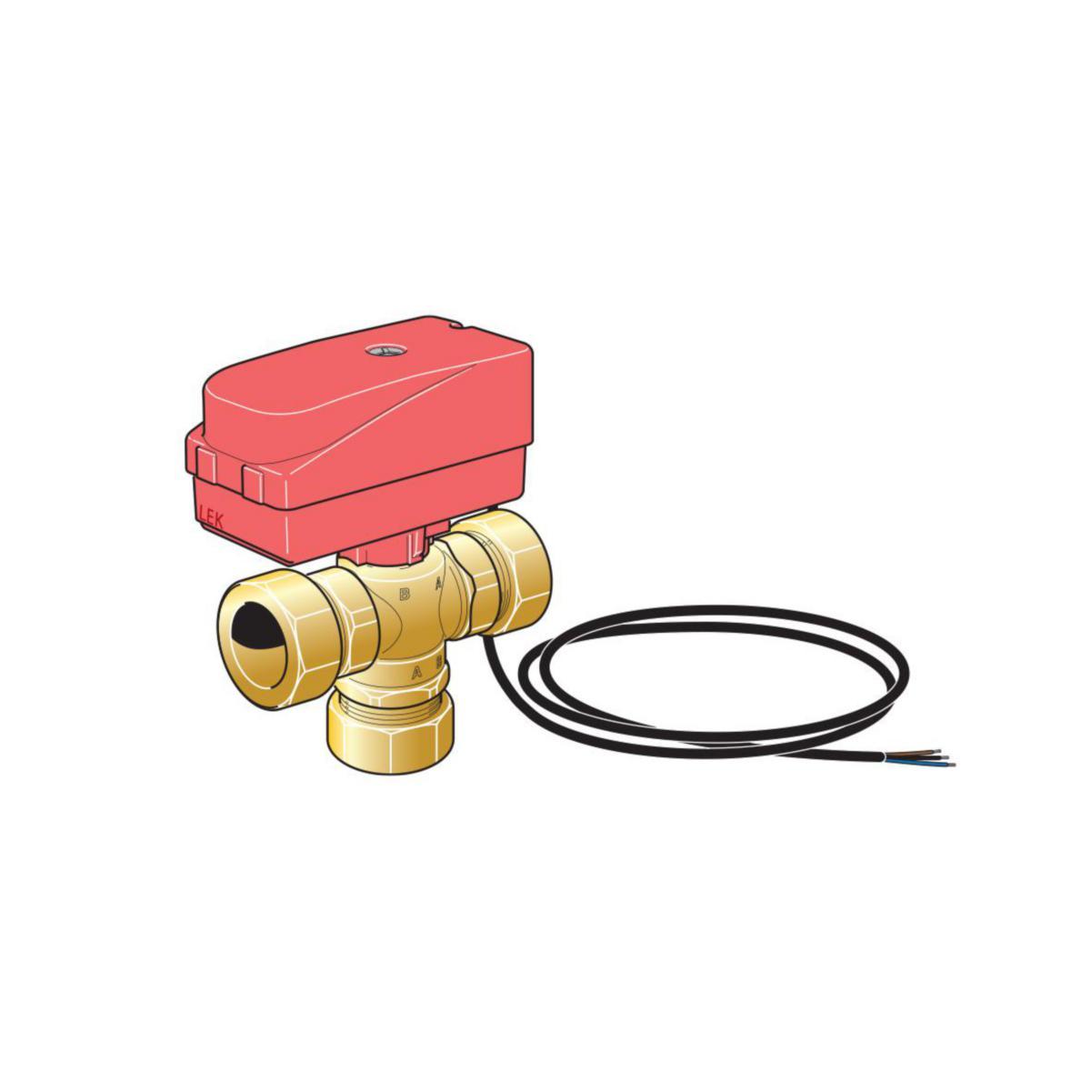 Växelventil VCC S12, Nibe - VCC S12 VÄXELVENTIL TILLBEHÖR TILL S735C NIBE