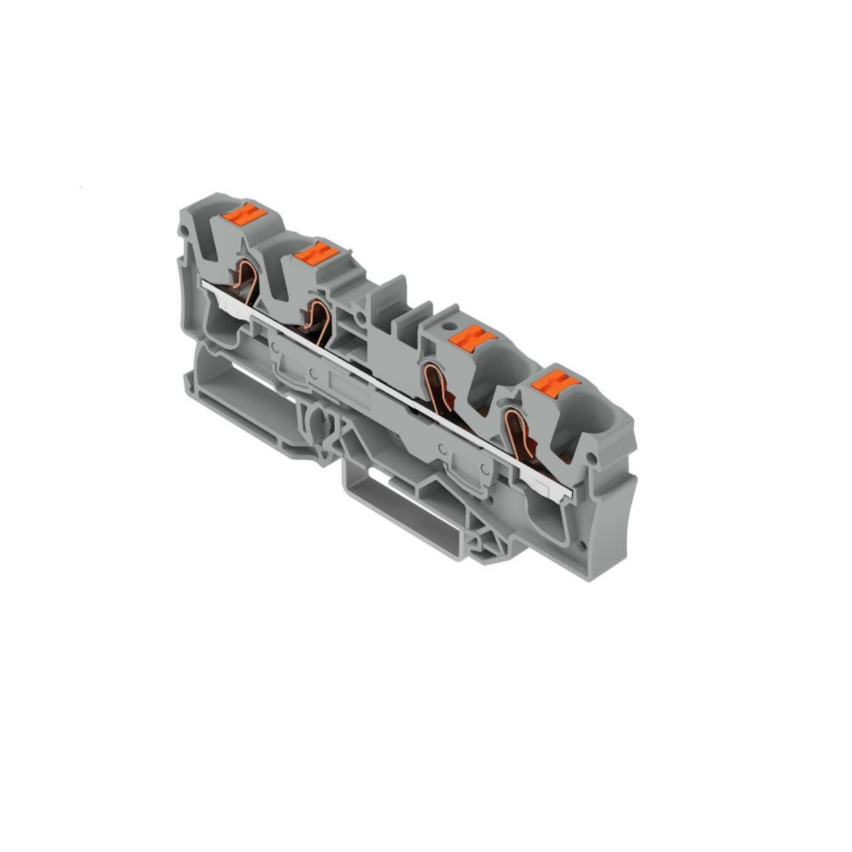 Kopplingsplint TopJob S 2206 - KOPPL PLINT 4X6MM² TRYCKKN GR 2206-1401