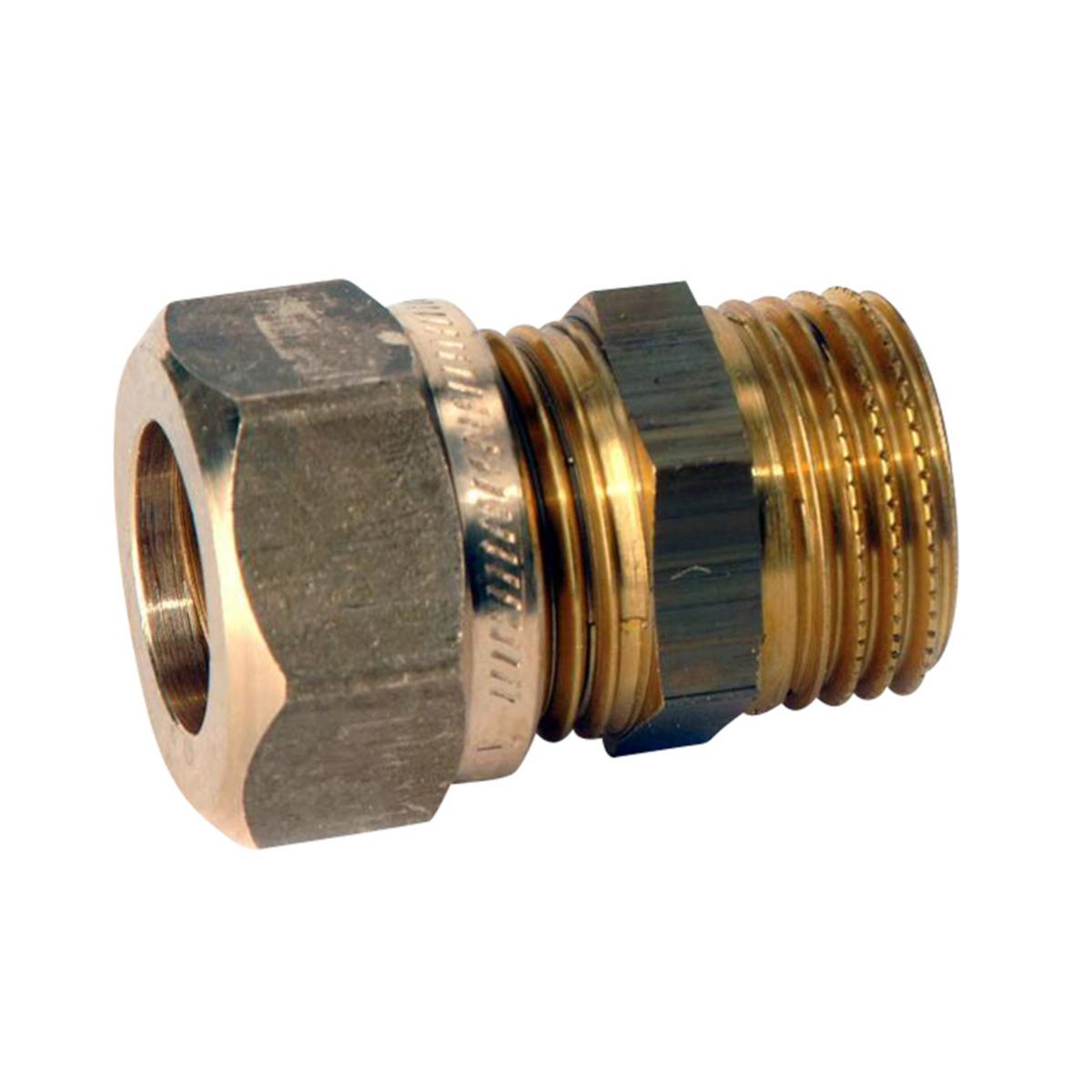 Straight coupling VA 1136, Vatette - VATETTE STRAIGHT COUPLING MALE 54XG40, YELLOW