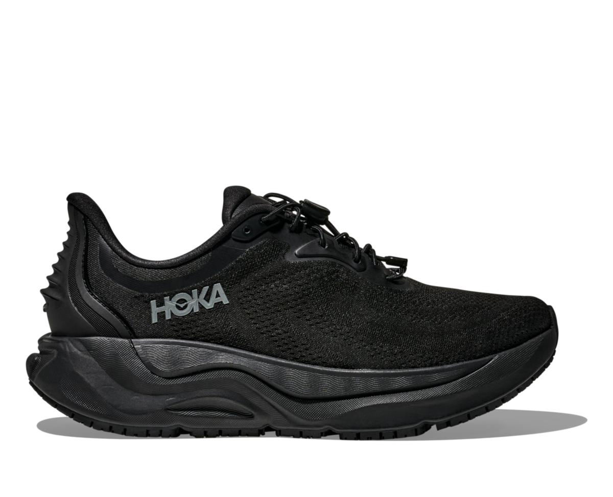 Yrkessko HOKA Arahi SR Svart Dam - YRKESSKO HOKA ARAHI SR DAM Q-LACE SVART 7/38
