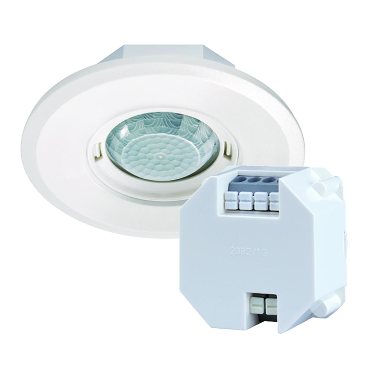 Närvarodetektor PD-FLAT 360i/8 RW Dali - NÄRVDE PLATT RUND DALI VIT SET PD-FLAT-S 360I/8 RW DALI