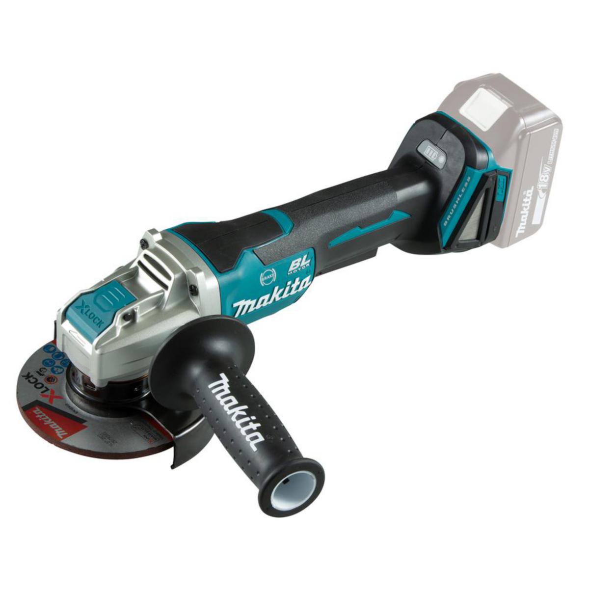 Vinkelslipmaskin Makita DGA520ZX1 SOLO - VINKELSLIP DGA520ZX1 MAKITA 18V X-LOCK PADDEL NAKEN 125MM