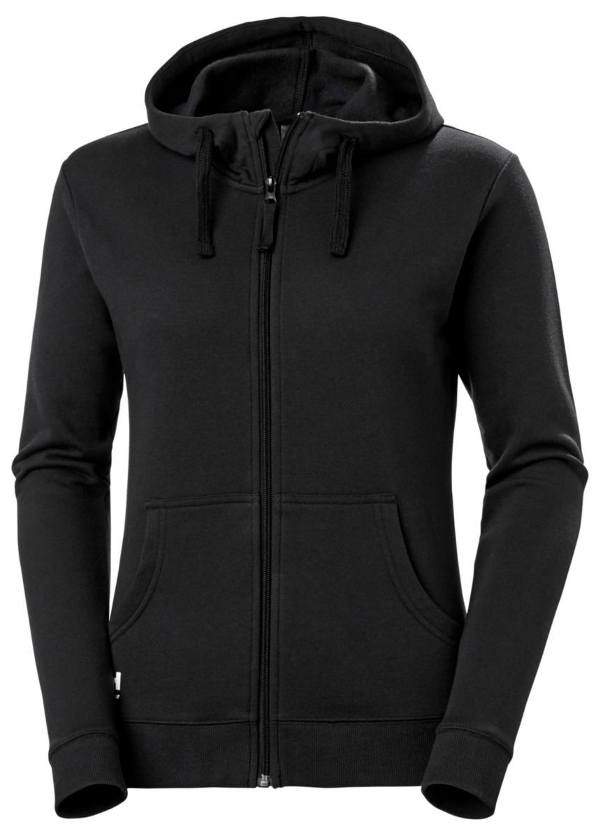 Huvtröja Helly Hansen 79217 Manchester Dam - HUVTRÖJA HH 79217 MANCHESTER DAM HELZIP SVART STL XL