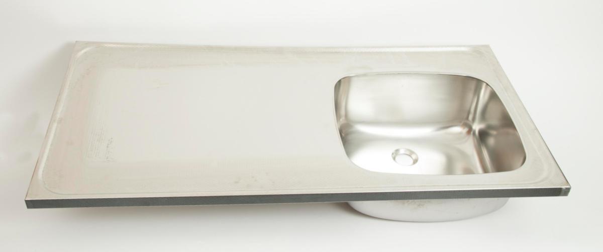 Bänkplan till Tvättbänk Contura , Contura Steel - CONTURA 12X6H BÄNKPLAN FÖR CONTURA TVÄTTBÄNK