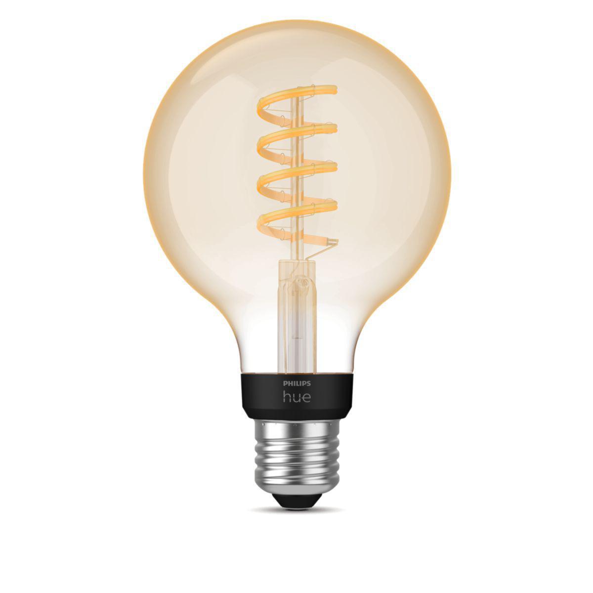 Ljuskälla Glob E27 HUE - PHILIPS HUEWA FIL G93 E27 7W G93 2200-4500K TW E27 550L