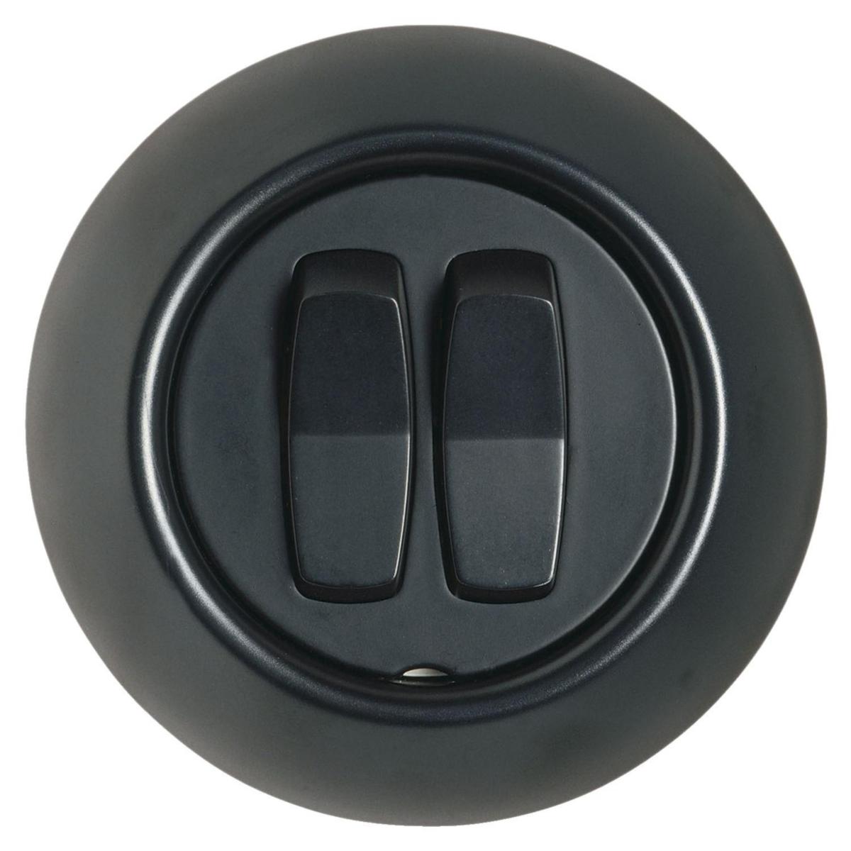 Switch recessed, BP, Renova - RENOVA SWITCH TWO-CIRCUITS SCR 