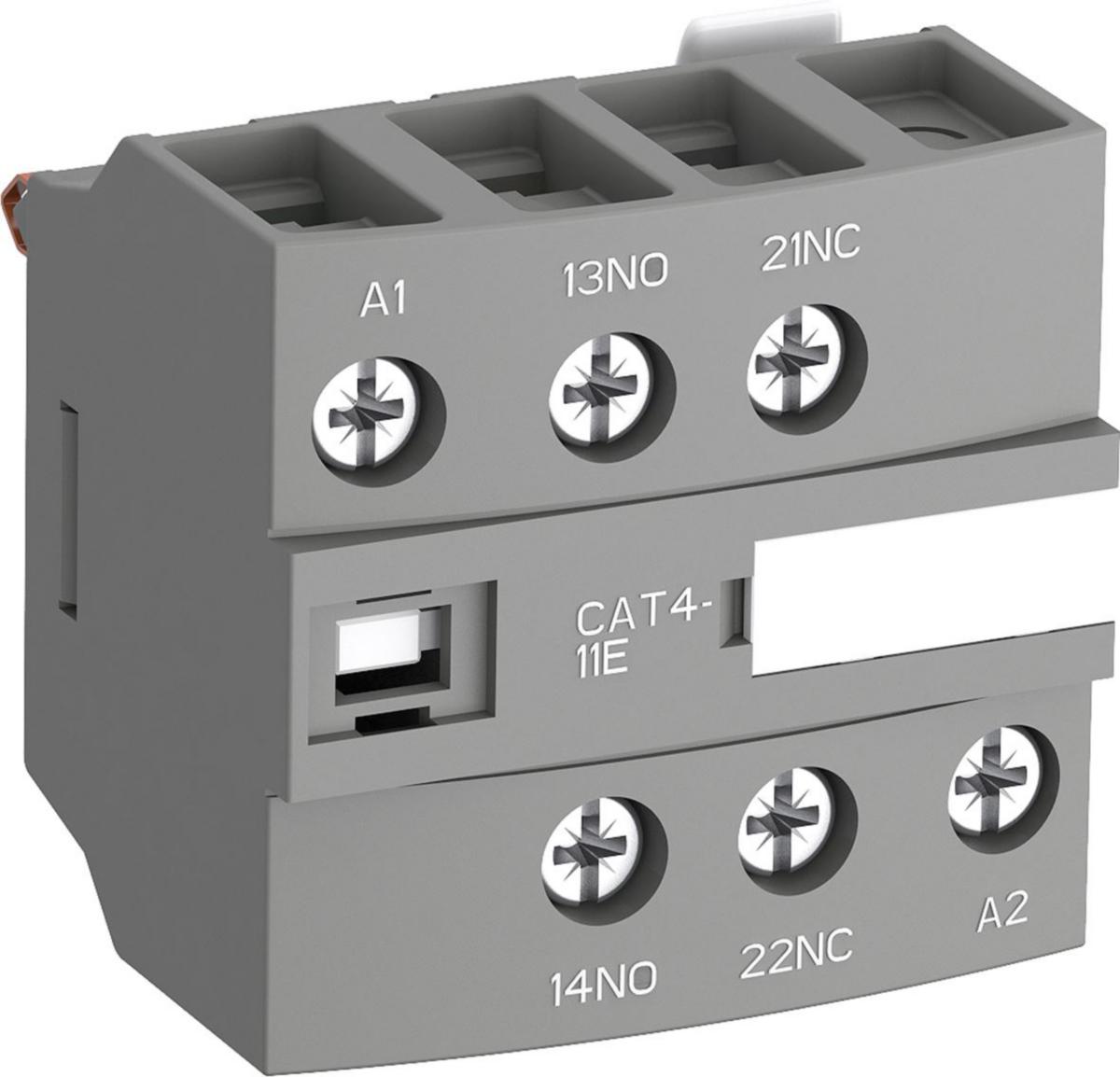 Hjälpkontaktblock CAT4 för AF09-AF96 - FRONT MONT HJÄLPKONT CAT4-11U CAT4-11U