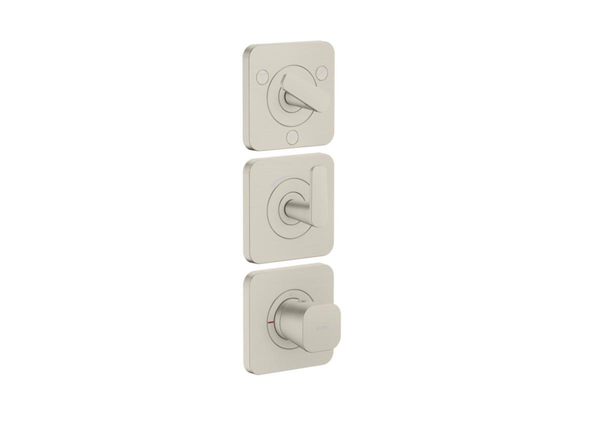 Inbyggnadsblandare AXOR Citterio C 3-funktioner, Hansgrohe - HANSGROHE INBYGGN.BL TERM AXOR CITTERIO C, OPTIK AV RF STÅL