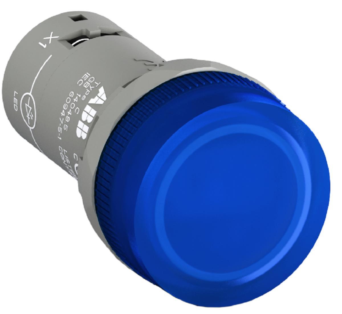 Signallampa Compact med integrerad LED CL2- - SIGNALL BLÅ LED 220V DC CL2-520L