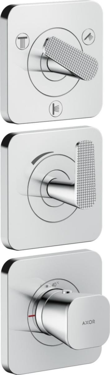 Inbyggnadsblandare AXOR Citterio C 3-funktioner, Hansgrohe - HANSGROHE INBYGGN.BL TERM AXOR CITTERIO C, KROM