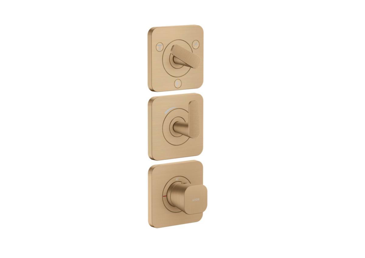 Inbyggnadsblandare AXOR Citterio C 3-funktioner, Hansgrohe - HANSGROHE INBYGGN.BL TERM AXOR CITTERIO C, BORSTAD BRONS