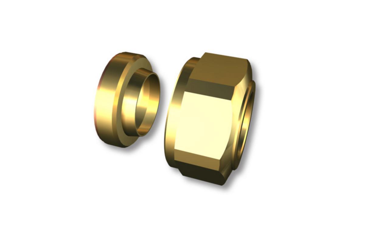 Halvkoppling till OptiFlow, LK - LK HALVKOPPLING G25 X CU 22MM