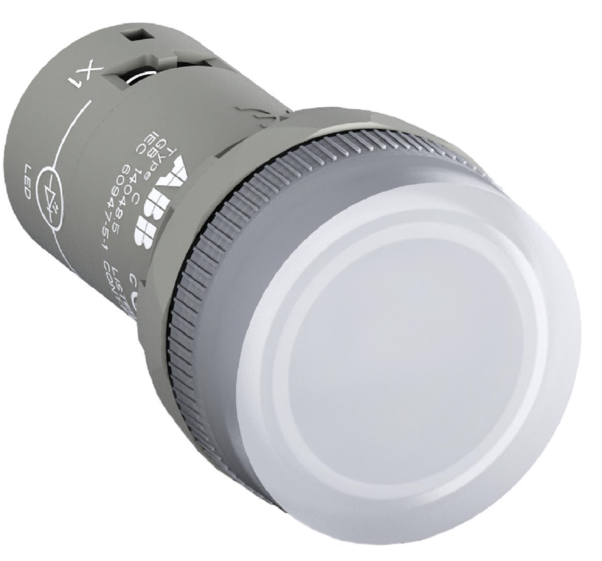Signallampa Compact med integrerad LED CL2- - SIGNALL KLAR LED 110-130V AC CL2-513C