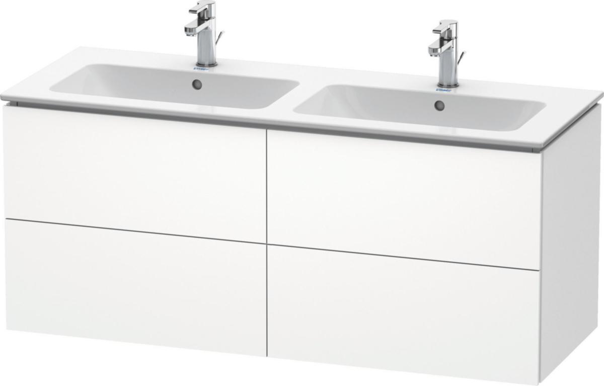 Underskåp L-Cube lådor, Duravit - DURAVIT UNDERSKÅP L-CUBE 129X48, VIT MATT, 4 LÅDOR