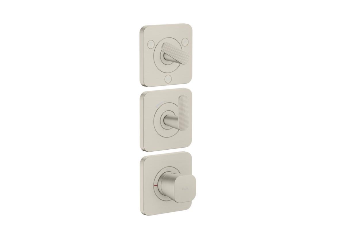 Inbyggnadsblandare AXOR Citterio C 3-funktioner, Hansgrohe - HANSGROHE INBYGGN.BL TERM AXOR CITTERIO C, OPTIK AV RF STÅL