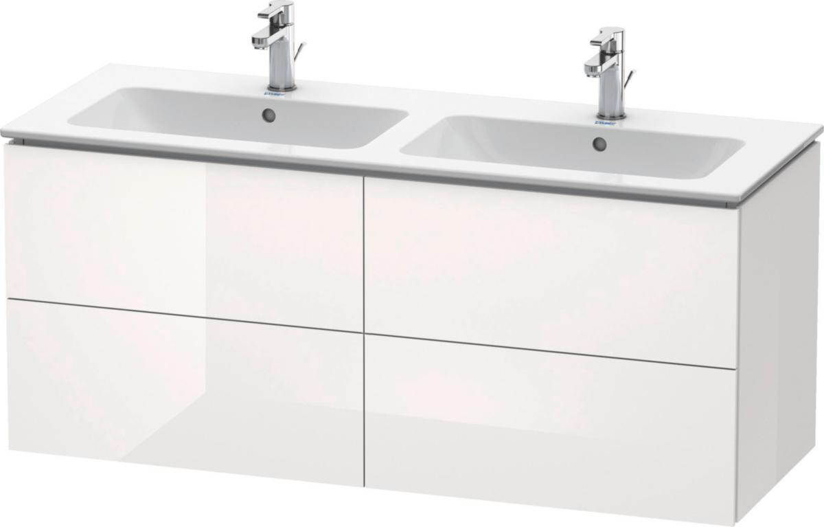 Underskåp L-Cube lådor, Duravit - DURAVIT UNDERSKÅP L-CUBE 129X48, VIT BLANK, 4 LÅDOR