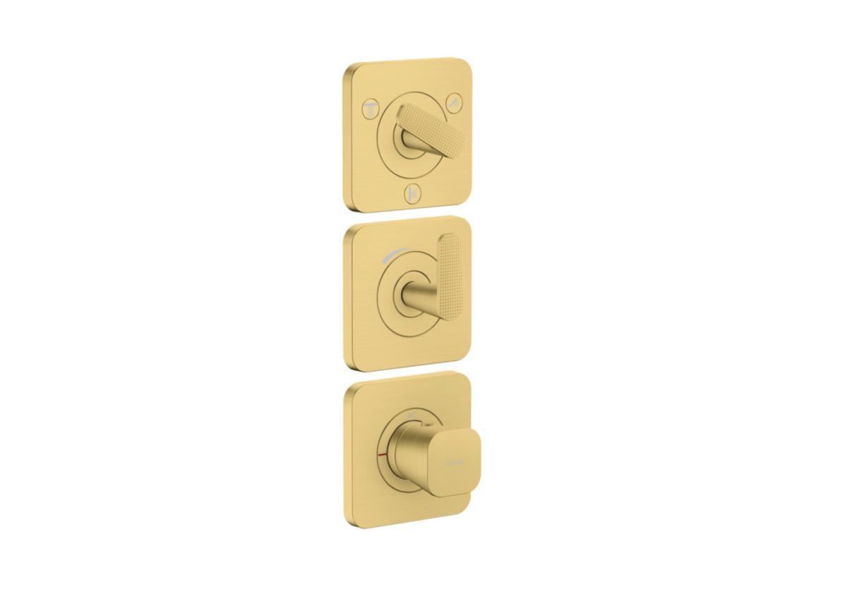 Inbyggnadsblandare AXOR Citterio C 3-funktioner, Hansgrohe - HANSGROHE INBYGGN.BL TERM AXOR CITTERIO C, BO.MÄSSING