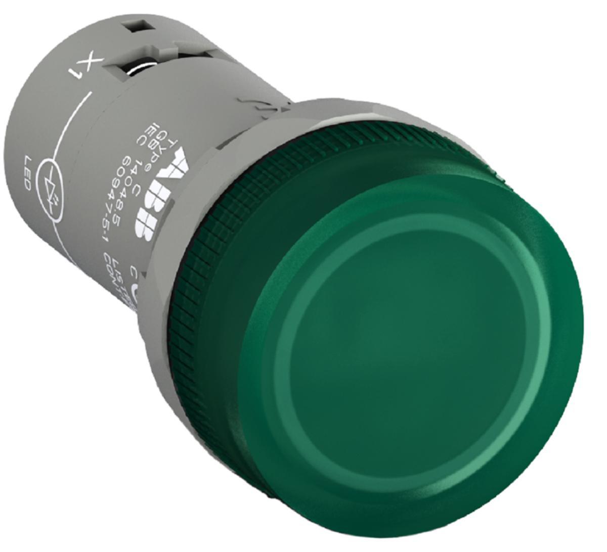 Signal lamp Compact with integrated LED CL2- - P.LIGHT GREEN LED 24V AC/DC CL2-502G