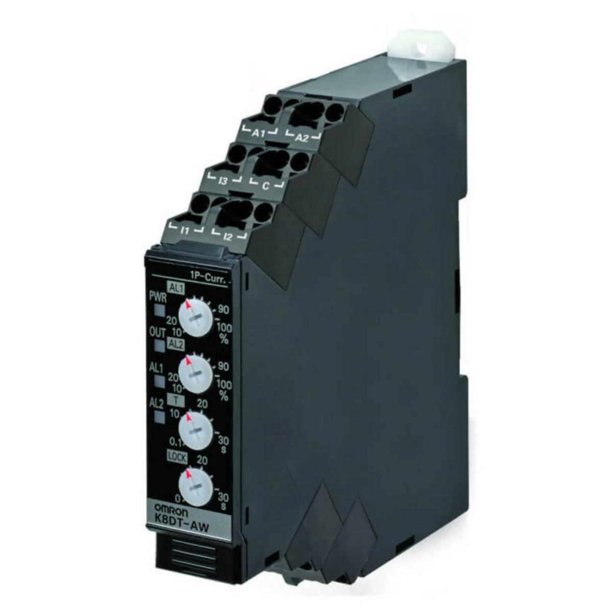 Strömrelä K8DT - STRÖMRELÄ 1FAS 2-500MA 24ACDC K8DT-AW1CD