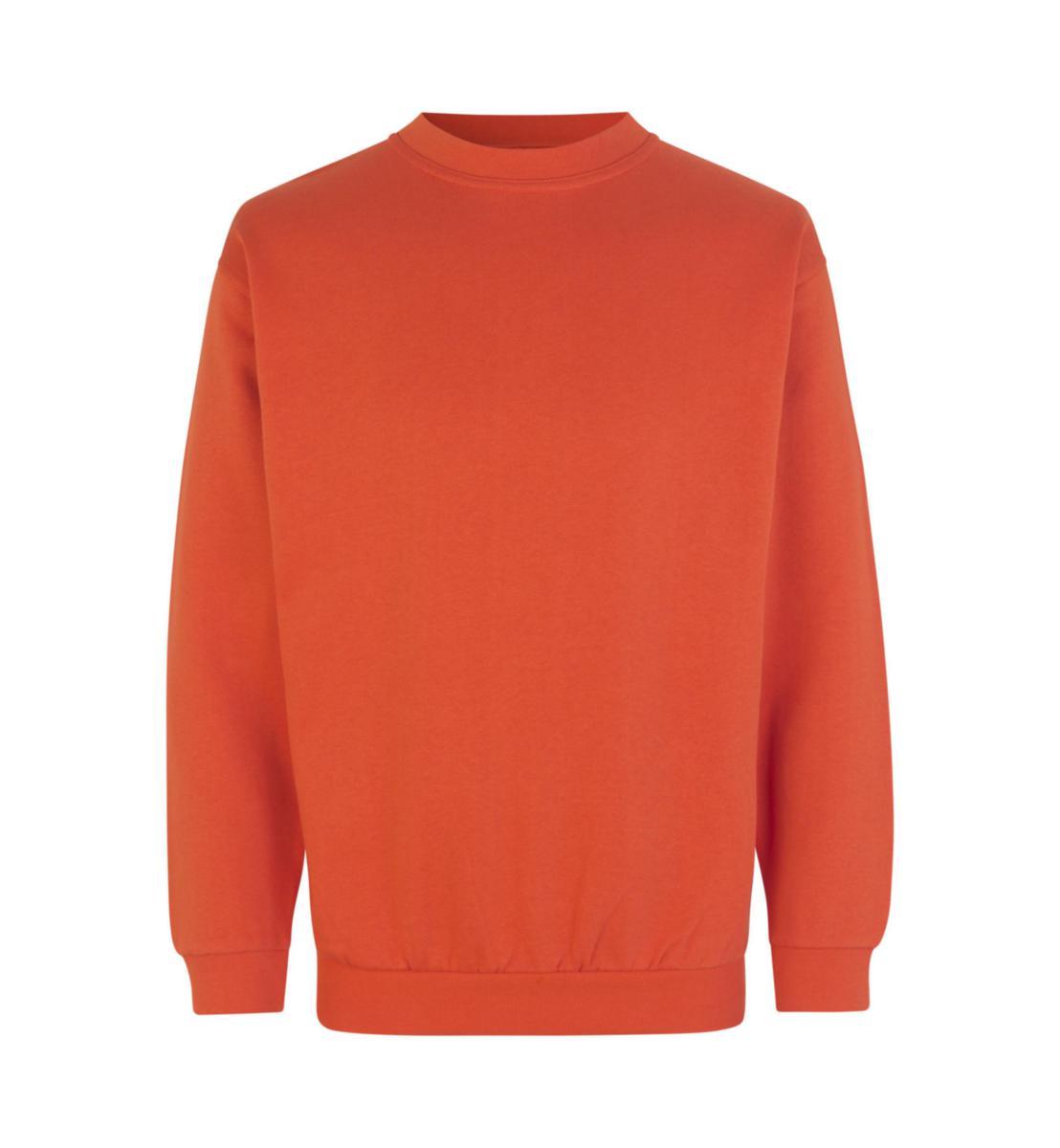 Tröja ID identity 0600 - TRÖJA ID 0600 KLASSIK RUNDHALS ORANGE STL L