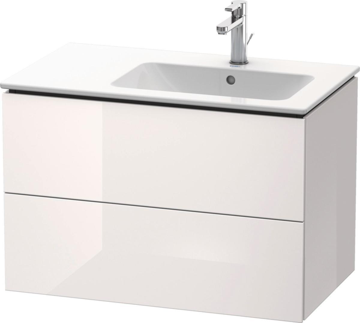 Underskåp L-Cube lådor, Duravit - DURAVIT UNDERSKÅP L-CUBE 82X48, VIT BLANK, 2 LÅDOR, HÖ