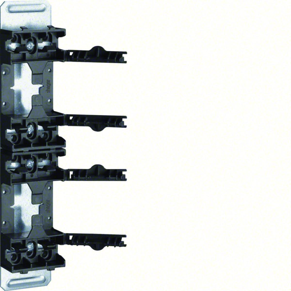 Fästekonsol på platta 2-fack - KOPPLING BKIS VERTIKAL D 2-F