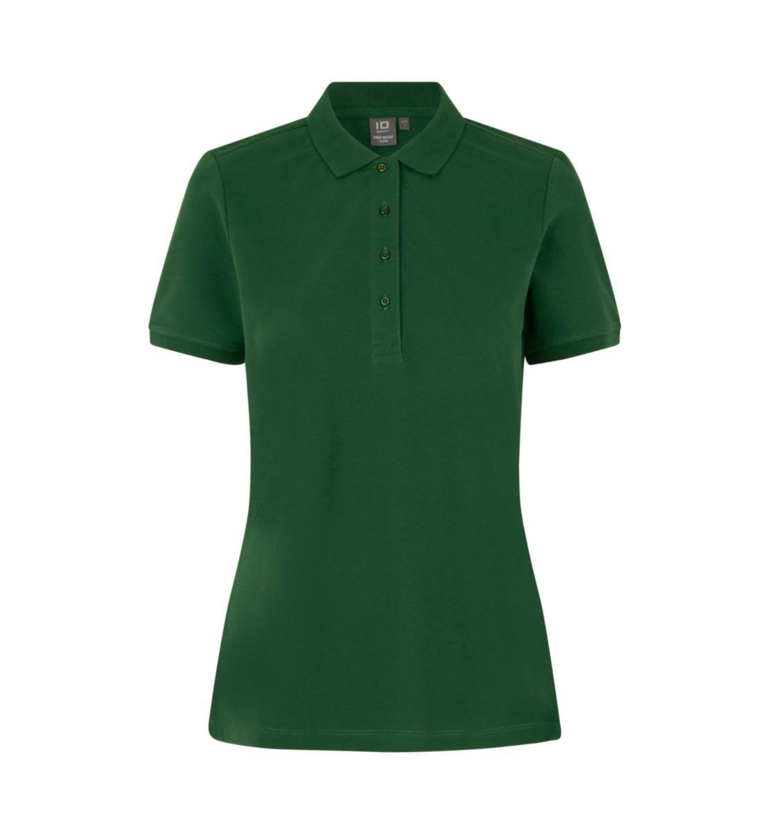Pikétröja ID Identity 0377 Pro Wear Dam - PIKÉTRÖJA ID 0377 DAM PRO WEAR CARE BUTELJGRÖN STL 3XL