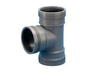Branch pipe with three sleeves 88.5° Wafix PP, Wavin