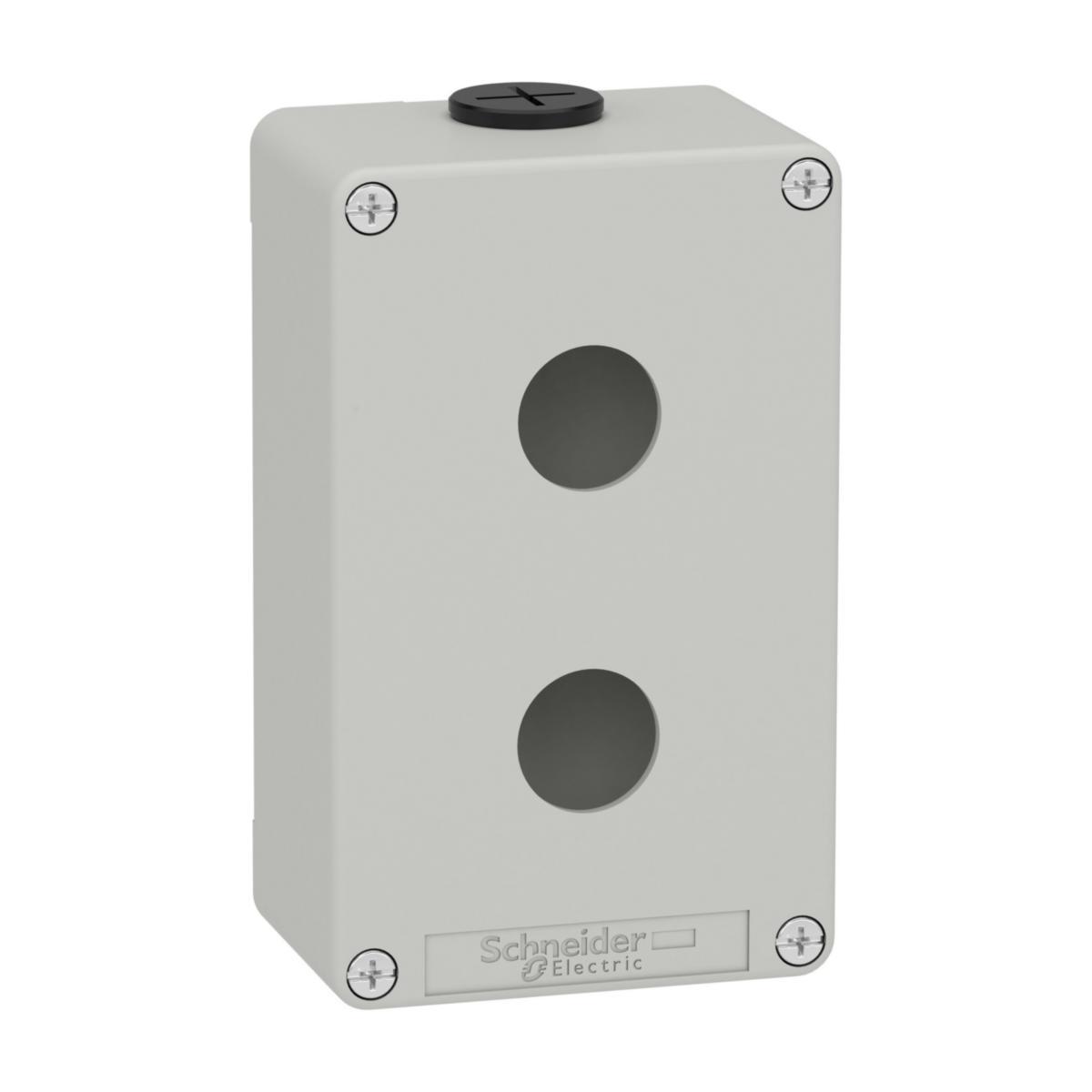Tryckknappslåda Harmony XAP - KAPSLING 2HÅL 22MM 80X130X51,5 XAPD2202