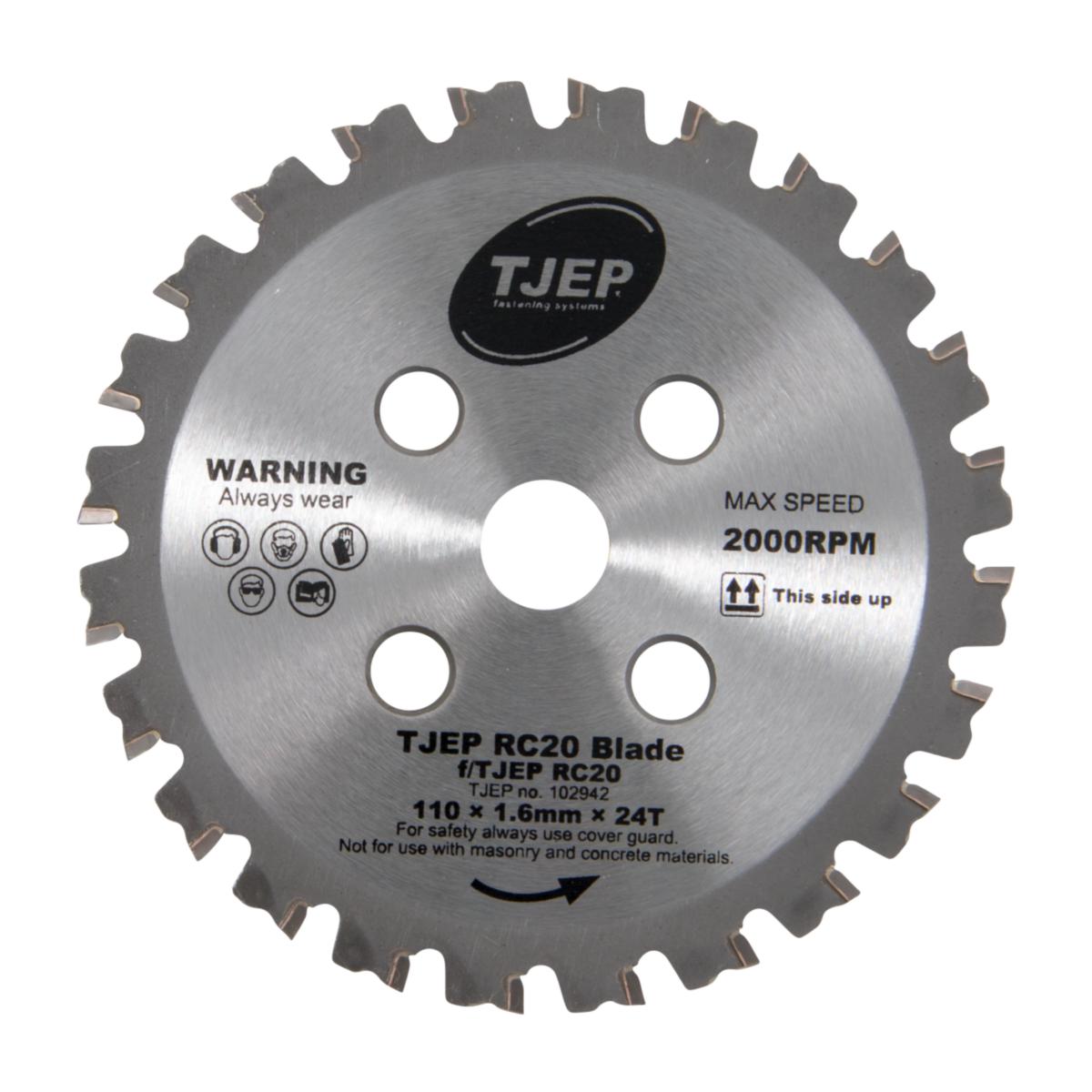 Blade Tjep RC20 - BLADE FOR REBAR CUTTER TJEP RC20 / RC20 BATTERY