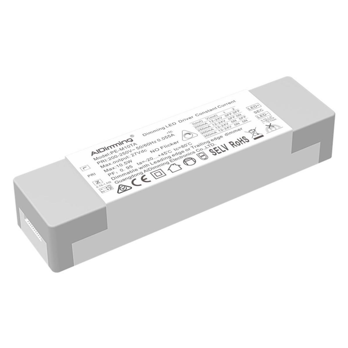 Driver 350mA dimmable - Driver dimmable 4-10W IP20