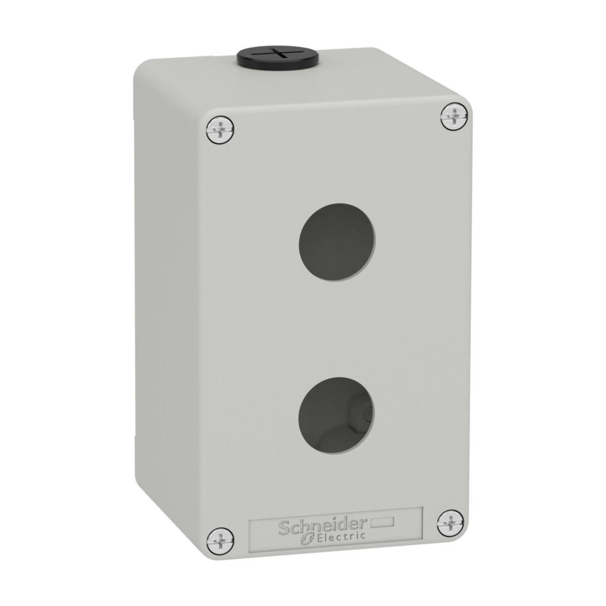 Tryckknappslåda Harmony XAP - KAPSLING 2HÅL 22MM 80X130X77 XAPD2502