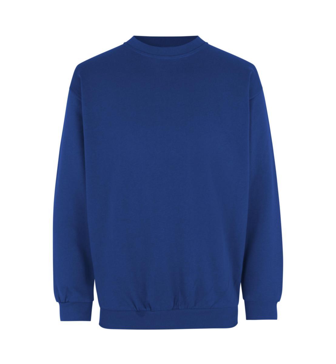 Tröja ID identity 0600 - TRÖJA ID 0600 KLASSIK RUNDHALS KOBOLT BLÅ STL 3XL