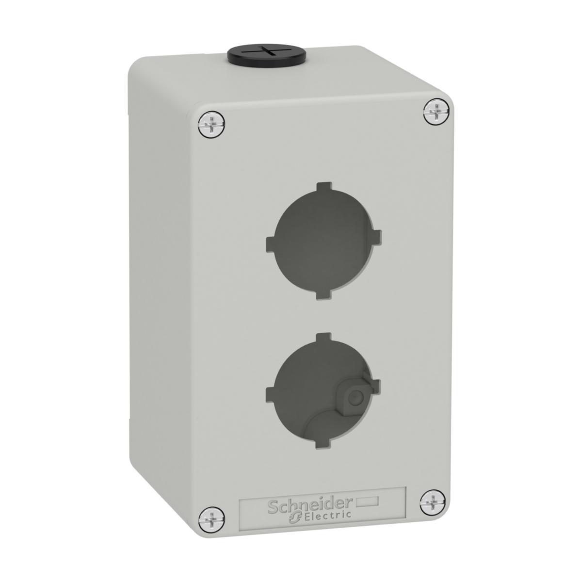Tryckknappslåda Harmony XAP - KAPSLING 2HÅL 30MM 80X130X77 XAPD2602