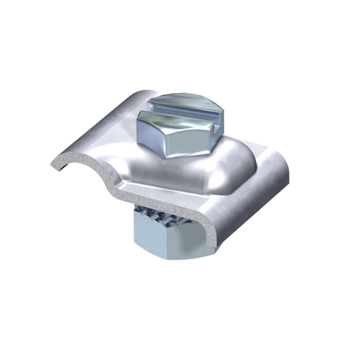 Klämok med bult - KLÄMOK M. BULT INKL.BULT M8