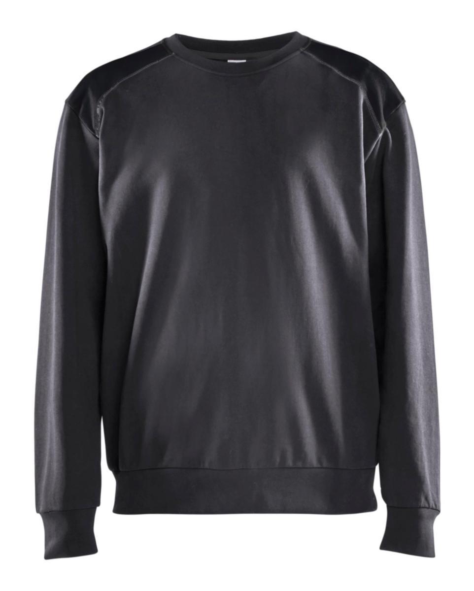 Tröja Blåkläder 3580-1158 - TRÖJA BLK 3580-1158 RUNDHALS GRÅ/SVART STL M