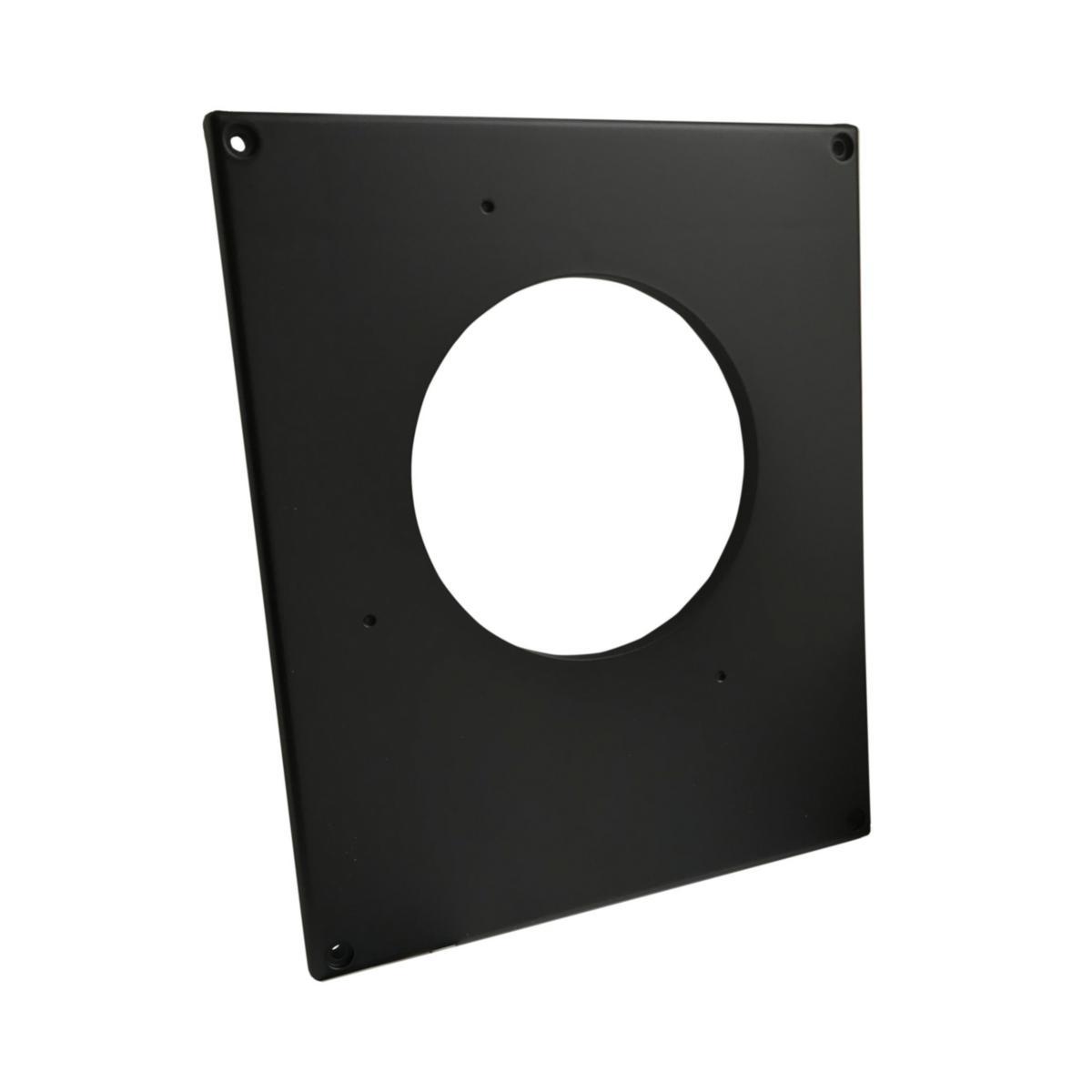Cover plate 186 x 223 mm, black - Cover plate Pax black