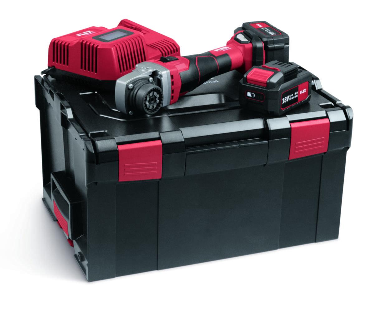 Basmotor TrinoFlex BME18.0-EC/5.0 Set - BASMOTOR TRINOFLEX BME18.0EC 18V KIT INKL LADARE+BATTERIER